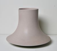 Geert Lap, steengoed, grijs geglazuurd, 1985 - afbeelding 1