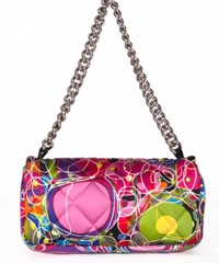 Chanel Multicolor Quilted Satin Kaleidoscope Flap Bag