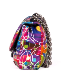 Chanel Multicolor Quilted Satin Kaleidoscope Flap Bag