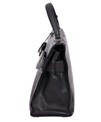 Gianni Versace Black Leather Handbag 