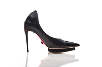 Jan Jansen Black/Red Leather Platform Stiletto