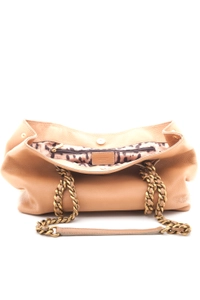 Dolce & Gabbana Tan Leather Shoulder Bag