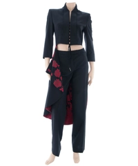 Alexander McQueen Black Wool Tailcoat Tuxedo