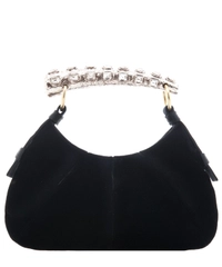 Yves Saint Laurent 'Mombasa' Evening Bag in Black Velvet