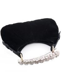 Yves Saint Laurent 'Mombasa' Evening Bag in Black Velvet