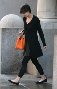 Hermès 'Picotin Lock PM' Bag in Orange Clemence Leather