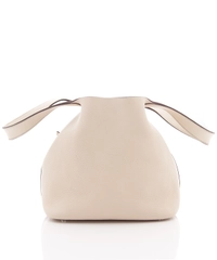 Hermès 'Picotin Lock MM Bag' in  Off White Clemence Leather