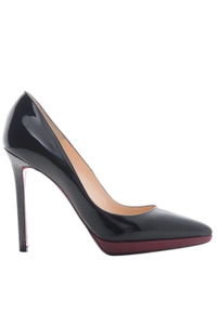 Christian Louboutin 'Pigalle Plato' Pumps in Black Patent Leather