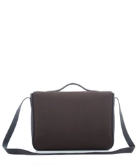 Hermès Musette in Coffee Brown Color Leather and Canvas