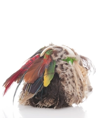 Vintage Isabel Canovas Feather Crossbody Bag