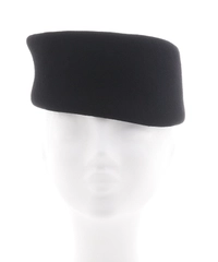 Black Vintage Pillbox Hat