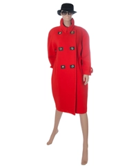 Guy Laroche Red Wool Coat