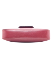Delvaux Vintage Shoulder Bag in Burgundy Leather