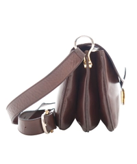 Céline Vintage Brown Leather Shoulder Bag