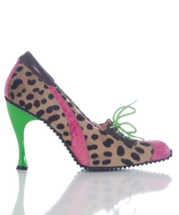 Dolce & Gabbana Pump in Ponyhaar met Luipaard Print