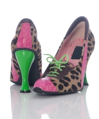 Dolce & Gabbana Pump in Ponyhaar met Luipaard Print