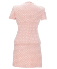 Chanel Roze Bouclé Mantelpak 95P