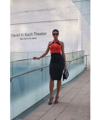 Roland Mouret Dalefield Techno Crepe Dress