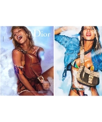 Christian Dior Street Chic Shoulder Bag w Wallet