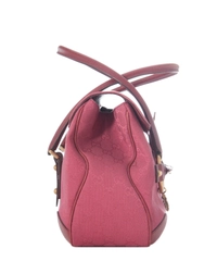 Gucci Raspberry Guccissima Canvas Top Handle Bag