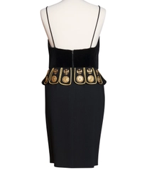 1984 Moschino Couture Dress with Scarf