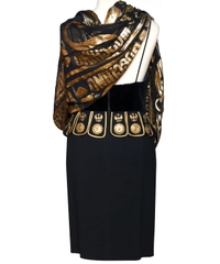 1984 Moschino Couture Dress with Scarf