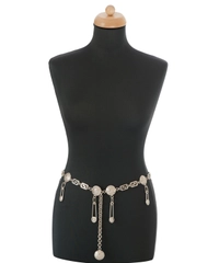 Versace Medusa Safety Pin Riem / Halsketting in Zilver