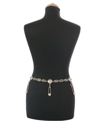 Versace Medusa Safety Pin Riem / Halsketting in Zilver