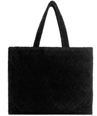 Chanel Strandtas in Zwarte Badstof