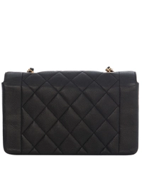 Chanel Flap Bag in Black Matelasse Caviar Leather