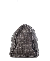 Stella McCartney Silver Metallic Falabella Bouclé Shoulder Bag