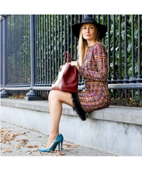 Fendi Red Leather '2Jours' Tote Bag