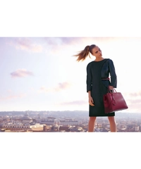 Fendi Red Leather '2Jours' Tote Bag