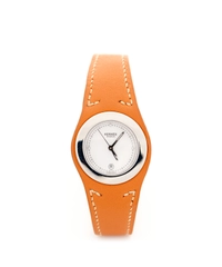 Hermès Brown Leather 'Harnais' Watch 