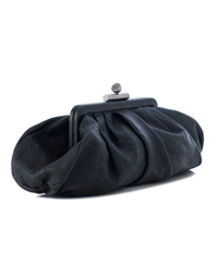 Chanel Black Caviar Leather 'Monte Carlo' Clutch