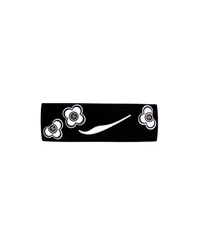 Chanel Black Camelia Hair Barrette