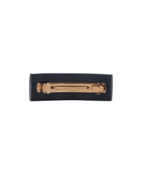 Chanel Black Camelia Hair Barrette