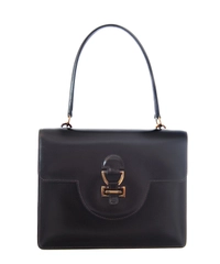 Hermès 'Sandrine' Brown Boxcalf Leather Shoulder Bag