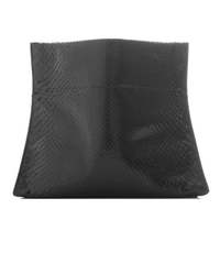 Alaïa Black Python Clutch Bag