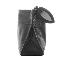 Alaïa Black Python Clutch Bag