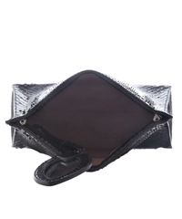 Alaïa Black Python Clutch Bag
