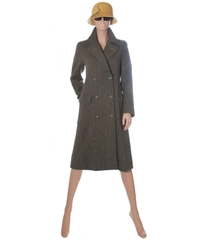 Ralph Lauren Double-breasted Herringbone Coat