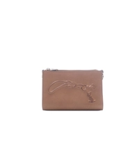 Yves Saint Laurent Gray Leather Mini Charm Bag 