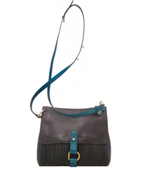 Delvaux Toile De Cuir Schoudertas