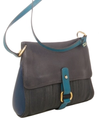 Delvaux Toile De Cuir Schoudertas