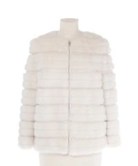 Prada White Mink Jacket