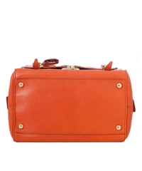 Dolce & Gabbana 'Allyson' Orange Leather Doctor Bag