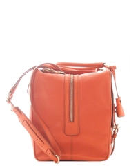 Dolce & Gabbana 'Allyson' Orange Leather Doctor Bag