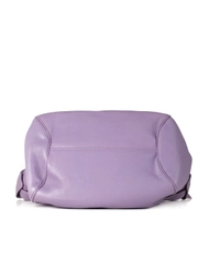 Salvatore Ferragamo Marisa Purple Leather Satchel
