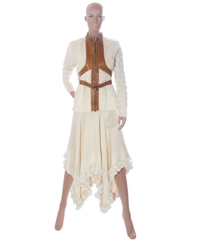 Alexander McQueen Scanner Skirt Suit